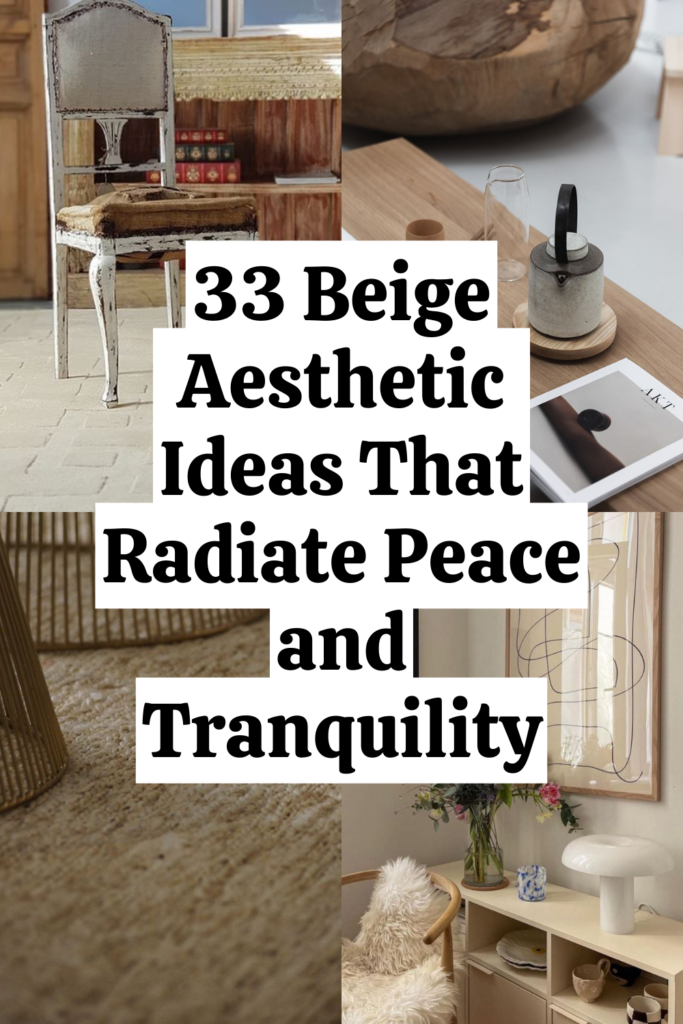 33 Beige Aesthetic Ideas to Create a Sanctuary