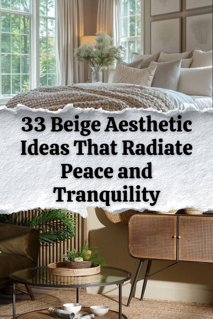 33 Beige Aesthetic Ideas to Create a Sanctuary