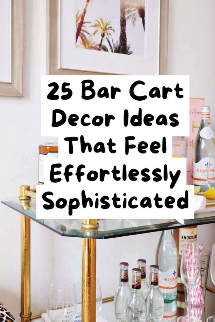 25 Bar Cart Ideas People Can't Stop Talking About
