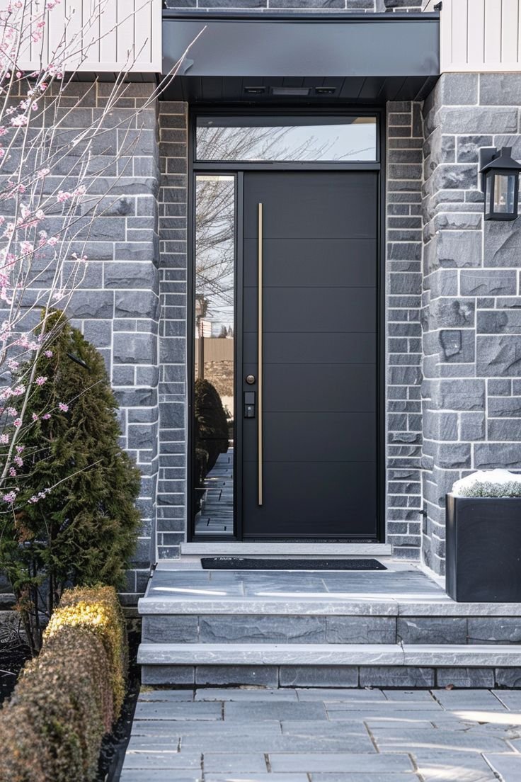 Modern Front Door Idea