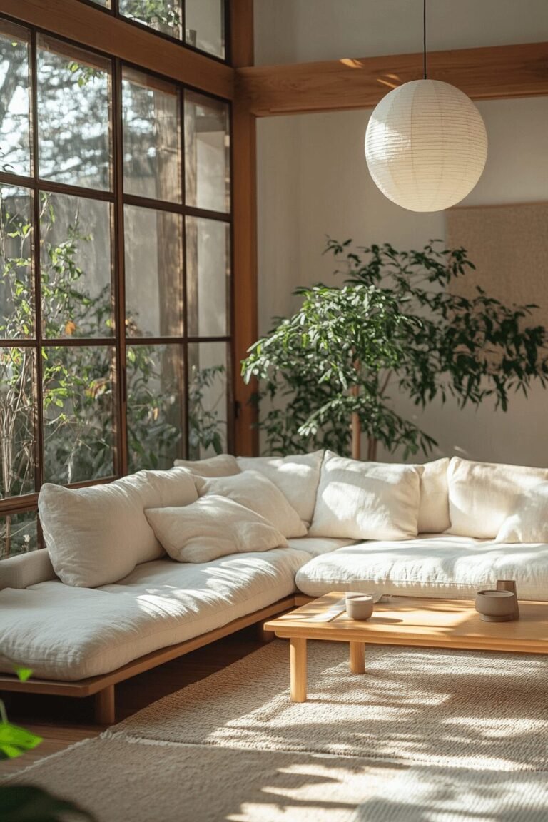 Futon in a Living Room