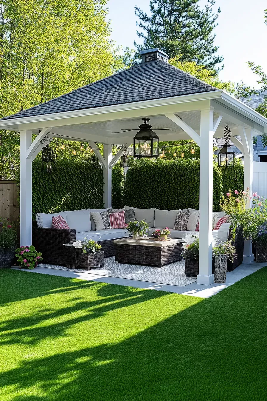 Garden Oasis with a Gazebo