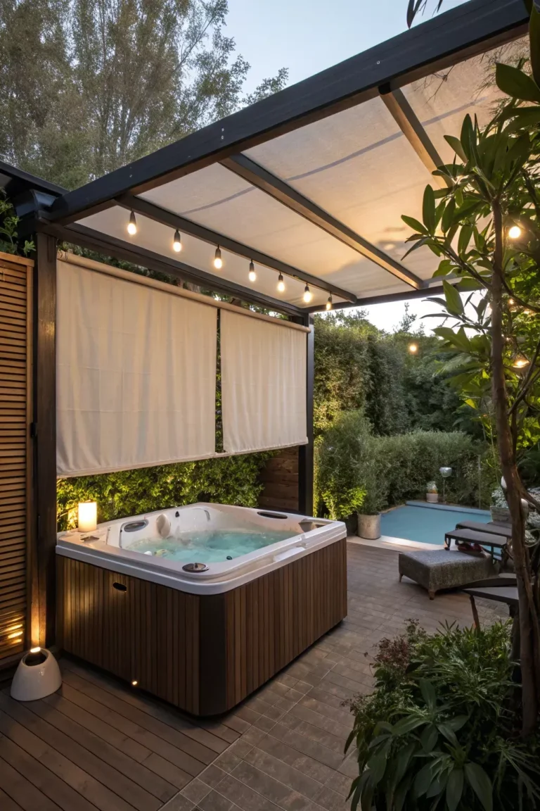 Outdoor Jacuzzi Idea